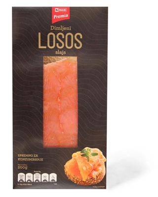 Dimljeni losos slajs 200g