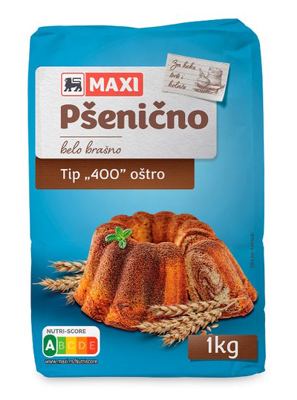 Psenicno brasno T400 ostro Maxi 1kg