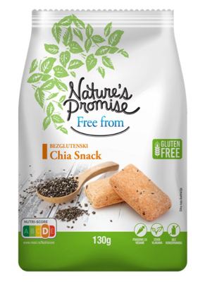 Bezglutenski chia snack NP 130g