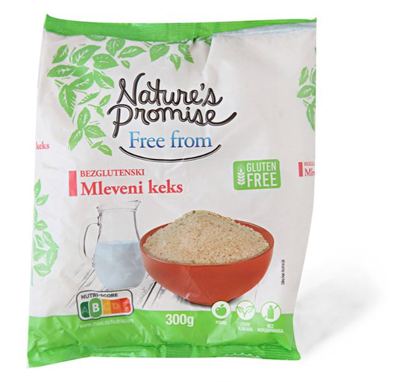 Bezglutenski mleveni keks NP 300g
