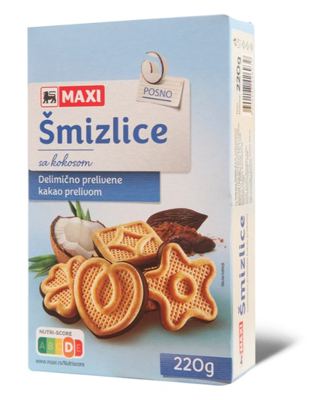 Smizlice sa kokosom Maxi 220g