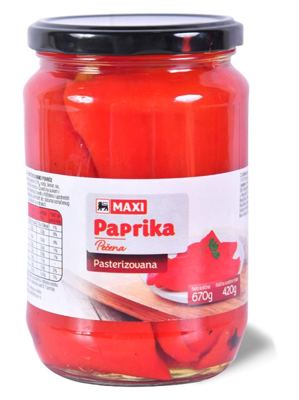 Pecena paprika Maxi 670g