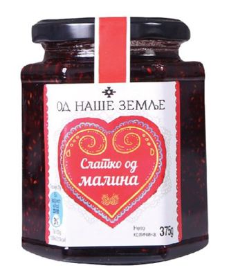 Slatko malina Od Nase Zemlje 375g