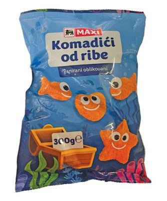 Smrz.komadici od ribe Maxi 300g