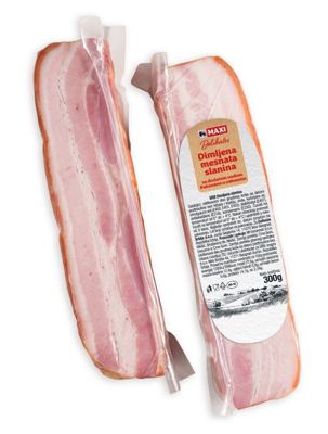 Dimljena mesnata slanina Maxi 300g