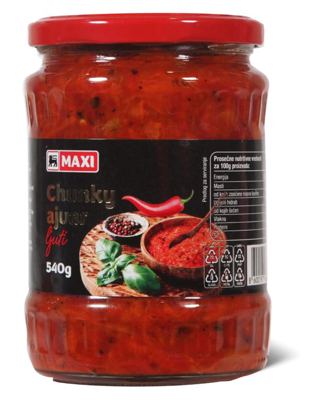 Ajvar ljuti Chunky Maxi 540g