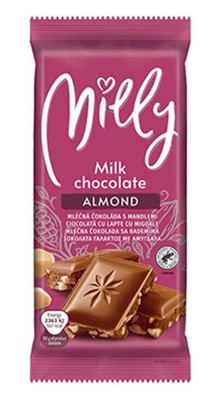 Mlecna cokolada sa bademom Milly 100g