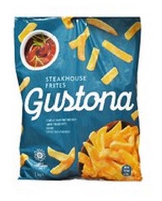 Zamrznuti pomfrit steakhouse Gustona 1kg