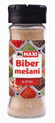 Biber u zrnu mesani Maxi 48g