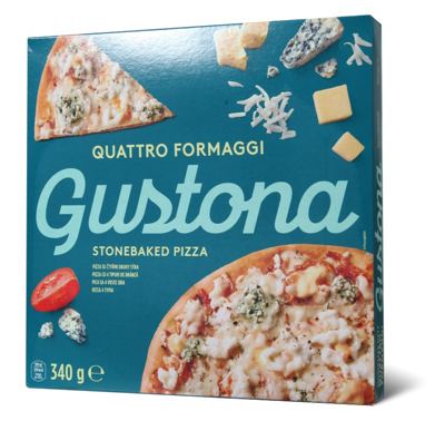 Pizza 4 vrste sira Gustona 340g