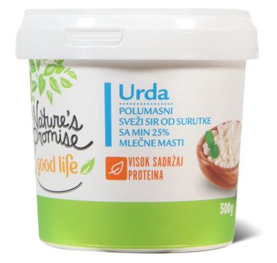 Sir urda Nature's Promise 500g