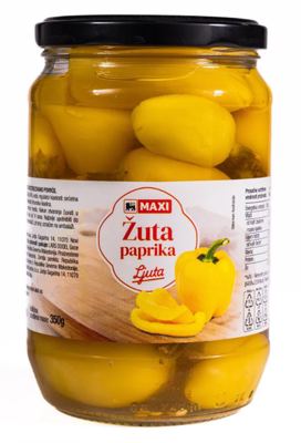 Paprika zuta ljuta Maxi 650g