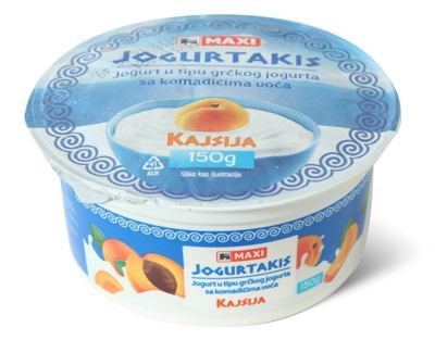 Grcki jogurt kajsija Maxi 150g