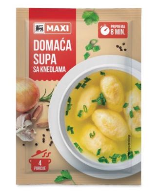 Supa domaca sa knedalama Maxi 70g