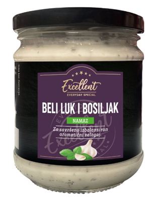 Namaz beli luk&bosiljak Excellent 180g