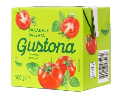 Passata bosiljak&origano Gustona 500g