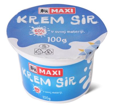 Krem sir classic 60% mm Maxi 100g
