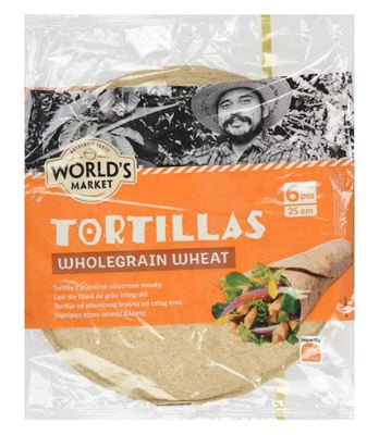Tortilja od celog zrna World's Mark 370g