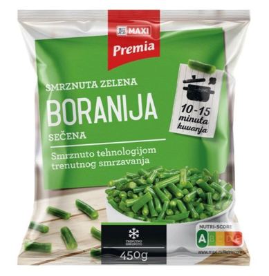Smrznuta boranija zelena Gustona 450g