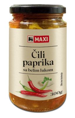 Chili paprika beli luk Maxi 300g