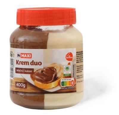 Krem duo mlecni i kakao Maxi 400g