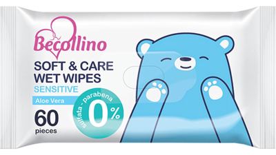 BECOLLINO VLAŽNE MARAMICE 60/1 SOFT&CARE SENS.