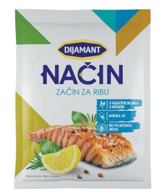 ZAČIN ZA RIBU 25GR NAČIN