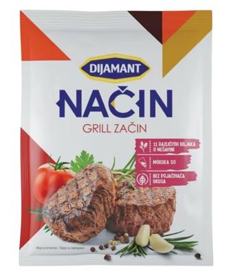 ZAČIN ZA GRIL 25GR NAČIN