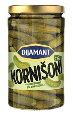 KORNIŠONI 670GR DIJAMANT