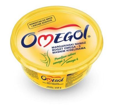 OMEGOL MARGARINSKI NAMAZ 250G DIJAMANT