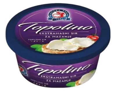 TOPOLINO TOPLJENI POLUMASNI SIR 37%MM 150G SABAC