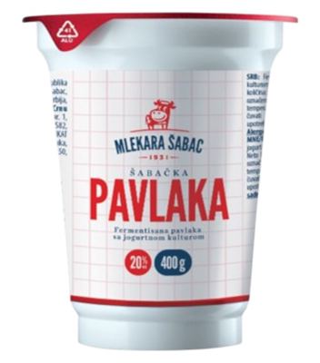 SABACKA PAVLAKA 400G 20%MM