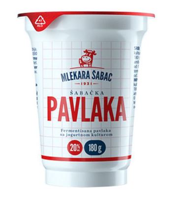 KISELA PAVLAKA 20%MM 180G MLEKARA ŠABAC