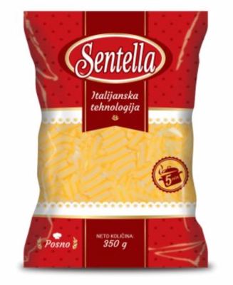 TESTENINA MAKARONE SEČENE SENTELLA 350G