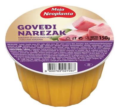 GOVEDJI NAREZAK 150G MOJA NEOPLANTA