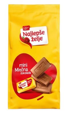 NAJLEPŠE ŽELJE MINI MLEČNA 150G