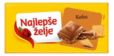 COKOLADA 85G N.ŽELJE KEKS ŠTARK