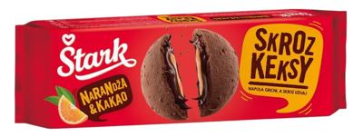 ŠTARK SKROZ KEKSY KAKAO NARANDŽA 135G