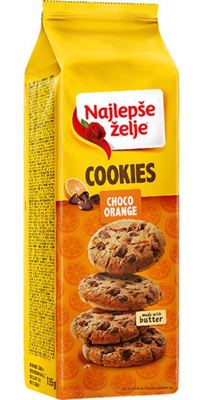 NAJLEPSE ZELJE COOKIES NARANDZA I COKOLADA 135GR STARK