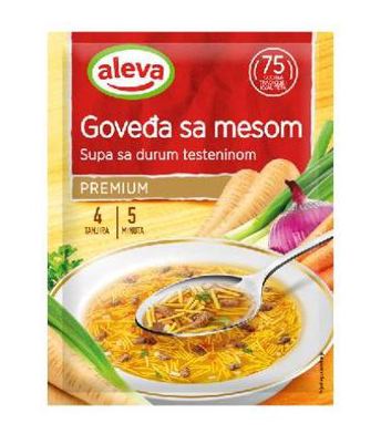 SUPA BISTRA GOVEĐA SA MESOM ALEVA 50G