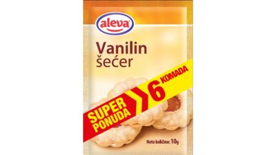 VANIL ŠEĆER 6 KOMADA 60GR ALEVA