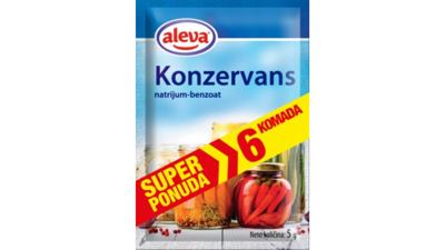 KONZERVANS ALEVA SUPER PONUDA 6 KOMADA