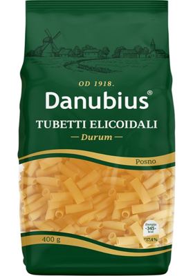 Testenina Tubetti Danubius 400g