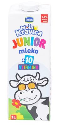 MLEKO UHT MOJA KRAVICA JUNIOR 2,8%MM 1L TB
