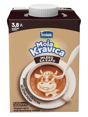 MLEKO KRAVICA ZA KAFU 3,8%mm 0,5L
