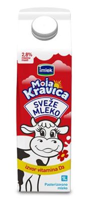 MLEKO SVEŽE 2.8%MM SA D3 VIT 1L DC MOJA KRAVICA