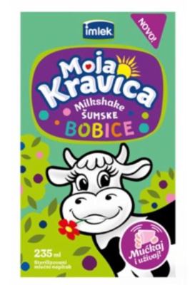 MILK SHAKE MOJA KRAVICA ŠUMSKE BOBICE 235ML