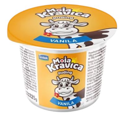 SVEŽI PUDING MOJA KRAVICA VANILA 125G