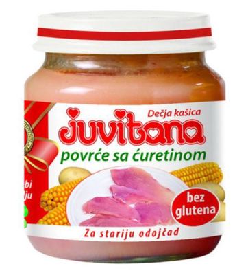 Kasica povrce sa curetinom 128g#6Juvitana