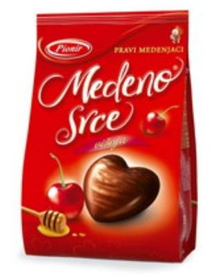 MEDENJAK MEDENO SRCE POSNO VISNJA 350GR PIONIR